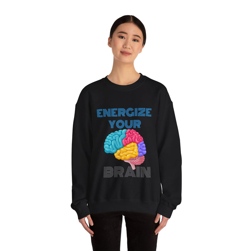 Energize your brain Unisex Heavy Blend™ Crewneck Sweatshirt