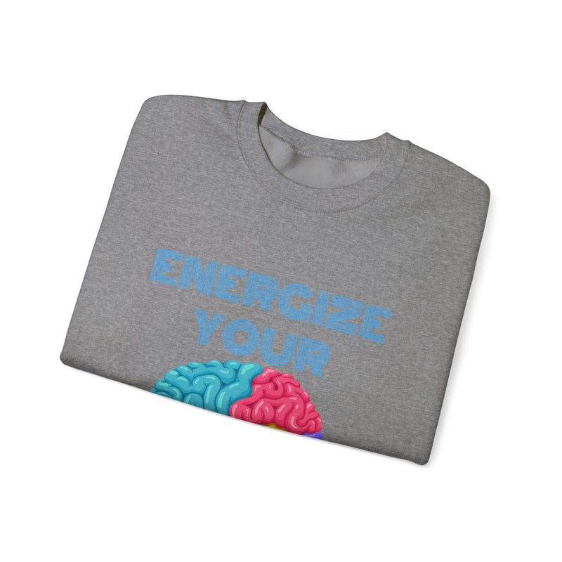 Energize your brain Unisex Heavy Blend™ Crewneck Sweatshirt