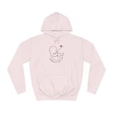 Bounded by pure love-Unisex College Hoodie