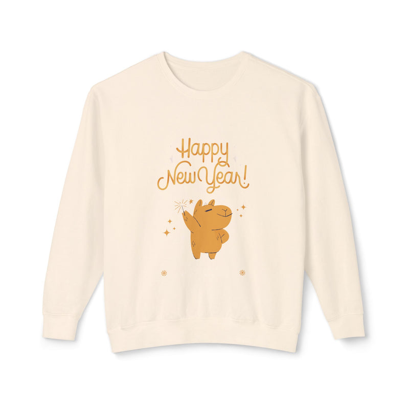 Happy New Year-Unisex Lightweight Crewneck Sweatshirt