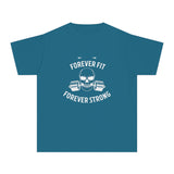 forever fit forever strong Youth Midweight Tee