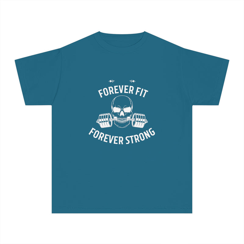 forever fit forever strong Youth Midweight Tee