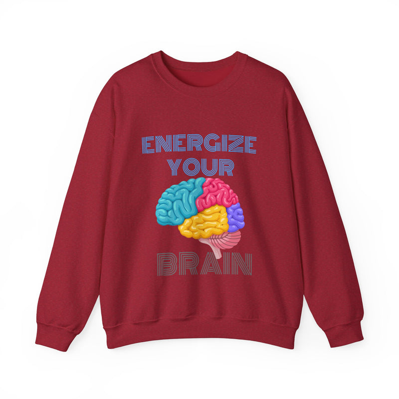 Energize your brain Unisex Heavy Blend™ Crewneck Sweatshirt