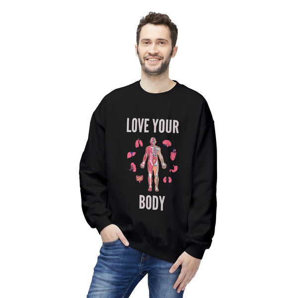 love your body Unisex Midweight Softstyle Fleece Crewneck Sweatshirt