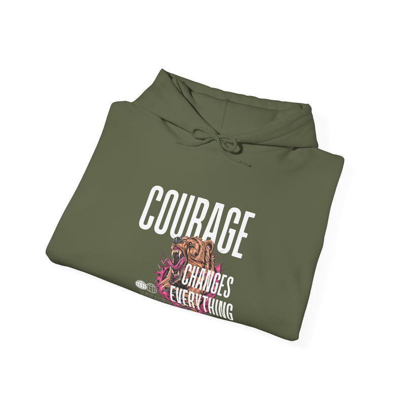 Courage changes everything Unisex Heavy Blend™ Hooded Sweatshirt