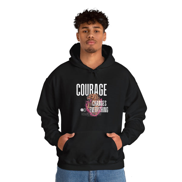 Courage changes everything Unisex Heavy Blend™ Hooded Sweatshirt