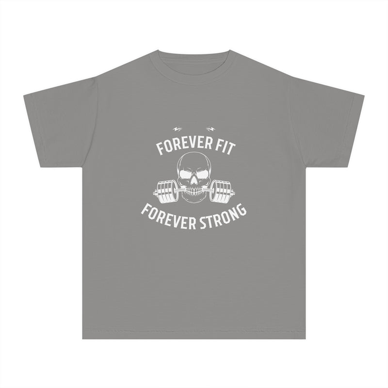 forever fit forever strong Youth Midweight Tee