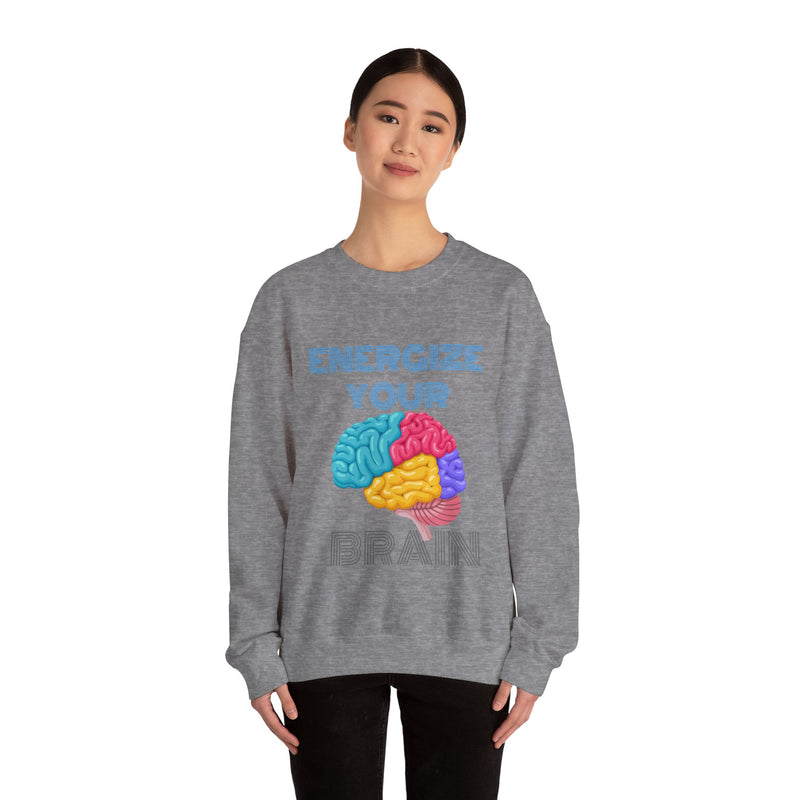 Energize your brain Unisex Heavy Blend™ Crewneck Sweatshirt