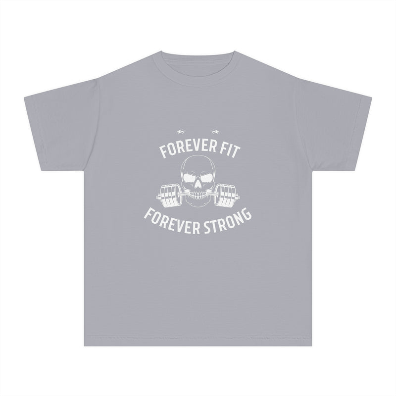 forever fit forever strong Youth Midweight Tee