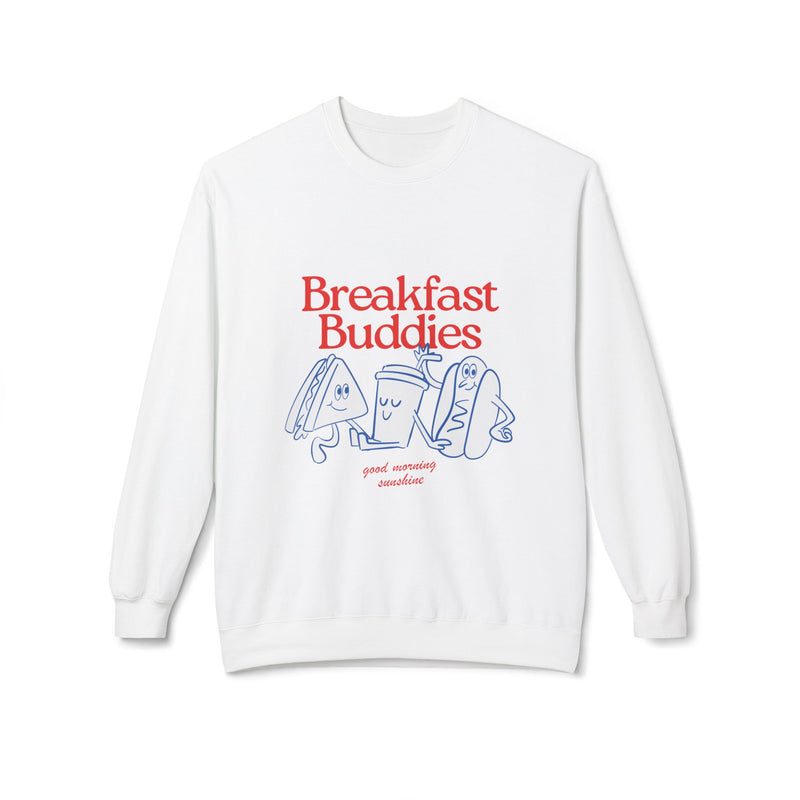 Breakfast Buddies-Unisex Midweight Softstyle Fleece Crewneck Sweatshirt