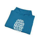 Every journey needs a first step-Unisex Heavy Blend™ Hooded Sweatshirt