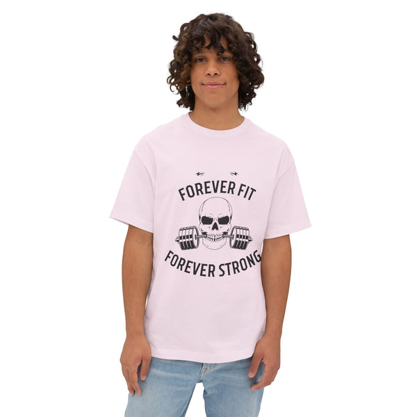 forever fit forever strong Unisex Oversized Boxy Tee