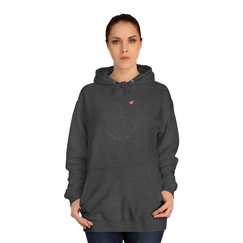 Bounded by pure love-Unisex College Hoodie