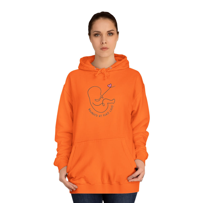 Bounded by pure love-Unisex College Hoodie