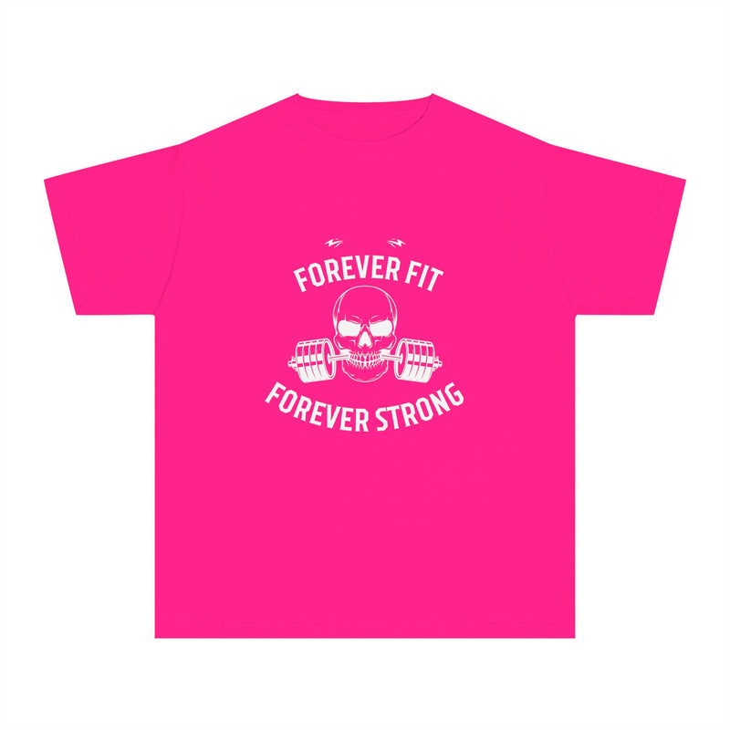 forever fit forever strong Youth Midweight Tee