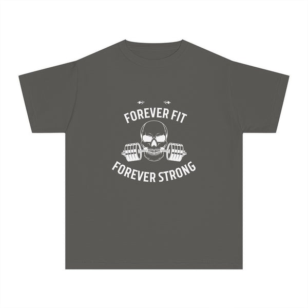 forever fit forever strong Youth Midweight Tee