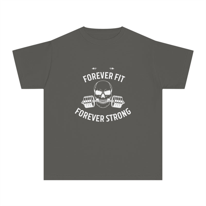 forever fit forever strong Youth Midweight Tee