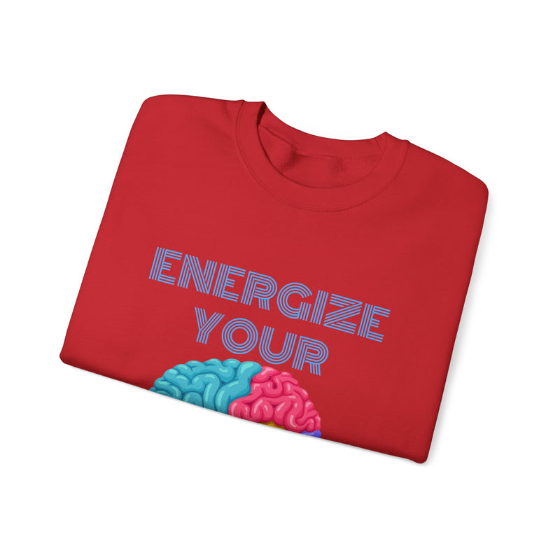 Energize your brain Unisex Heavy Blend™ Crewneck Sweatshirt