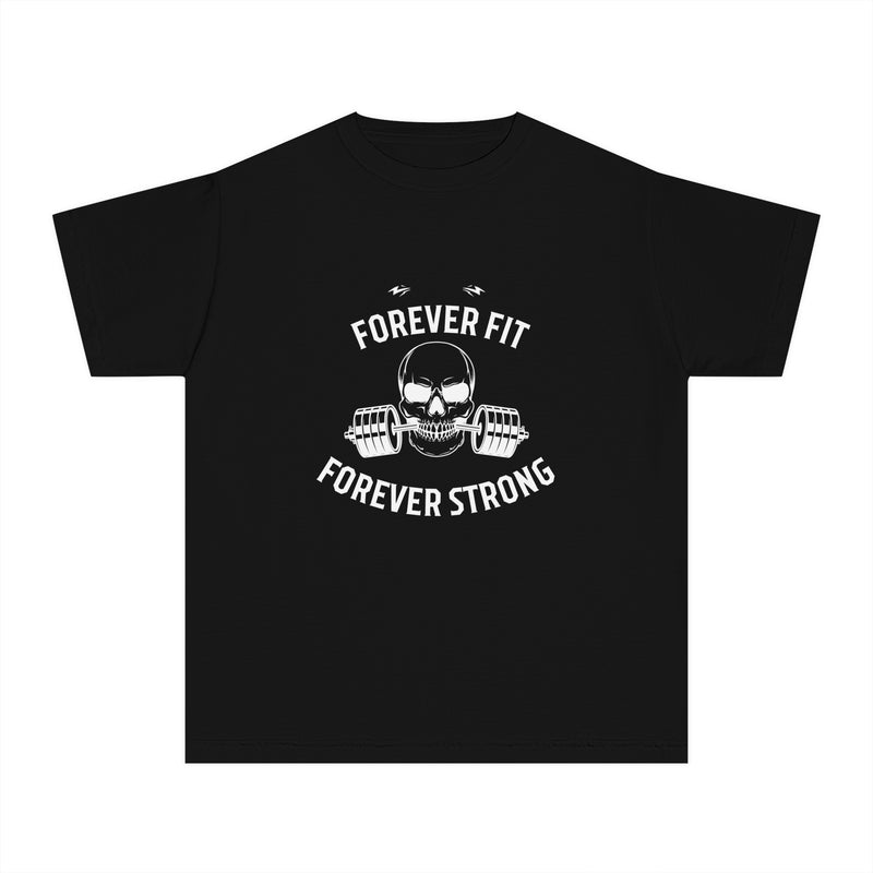 forever fit forever strong Youth Midweight Tee