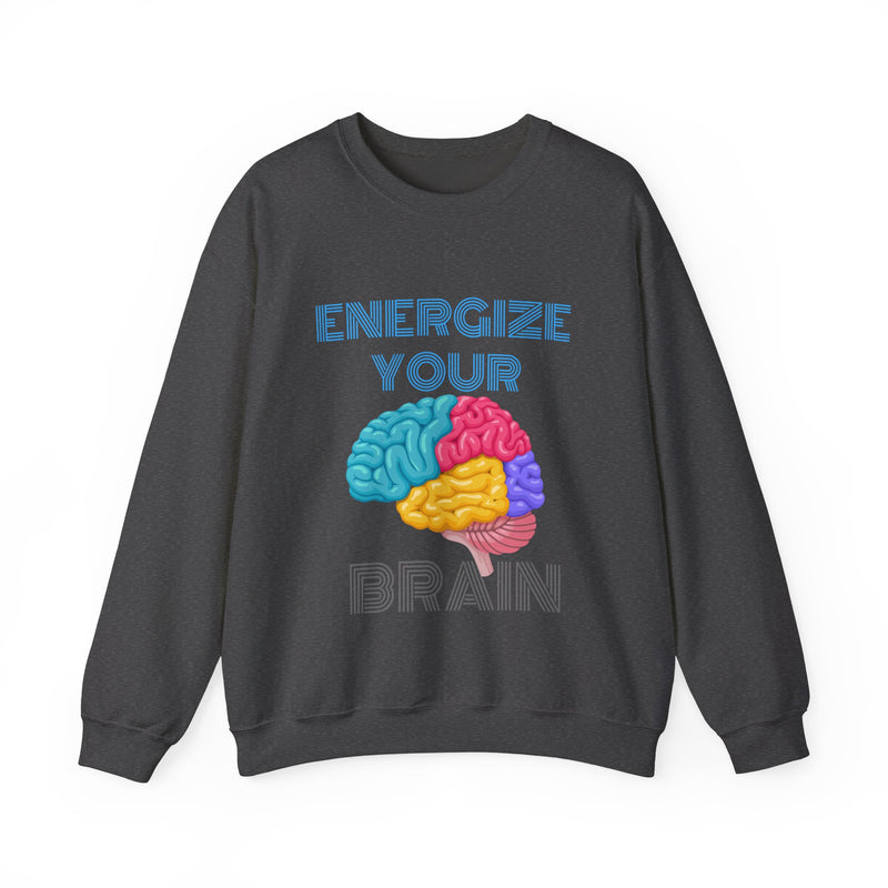 Energize your brain Unisex Heavy Blend™ Crewneck Sweatshirt