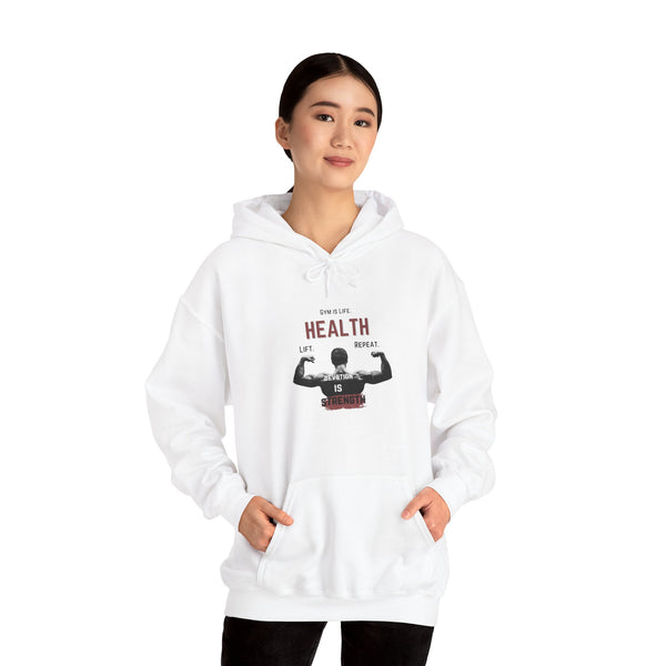 Health and Fitness Gym Unisex Heavy Blend™ Hooded Sweatshirt