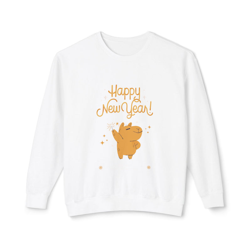 Happy New Year-Unisex Lightweight Crewneck Sweatshirt