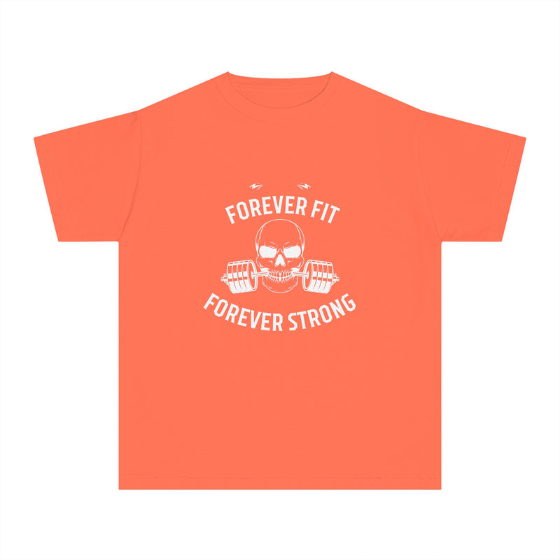 forever fit forever strong Youth Midweight Tee