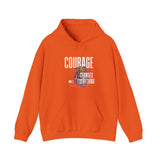 Courage changes everything Unisex Heavy Blend™ Hooded Sweatshirt