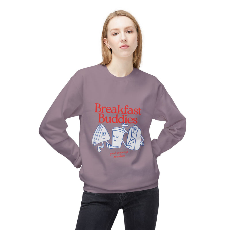 Breakfast Buddies-Unisex Midweight Softstyle Fleece Crewneck Sweatshirt