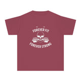 forever fit forever strong Youth Midweight Tee