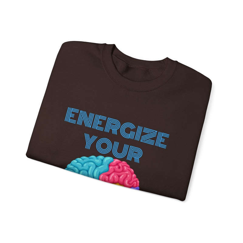 Energize your brain Unisex Heavy Blend™ Crewneck Sweatshirt