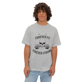 forever fit forever strong Unisex Oversized Boxy Tee