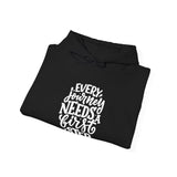 Every journey needs a first step-Unisex Heavy Blend™ Hooded Sweatshirt