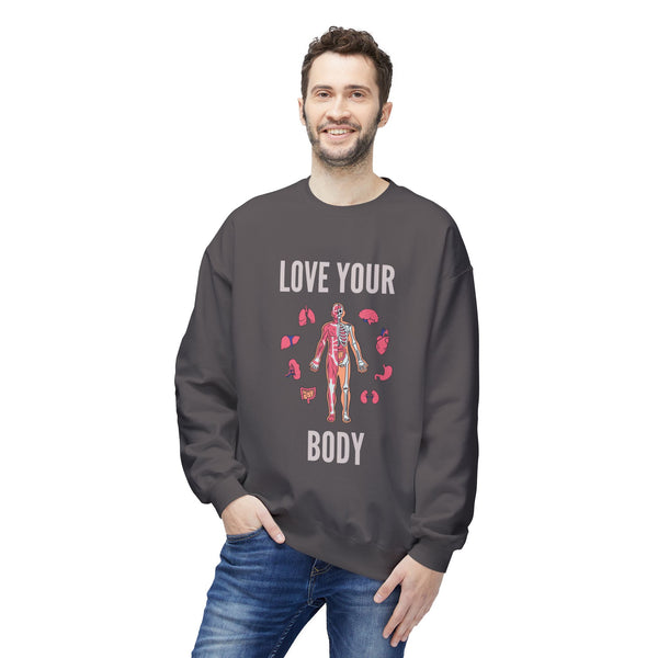 love your body Unisex Midweight Softstyle Fleece Crewneck Sweatshirt