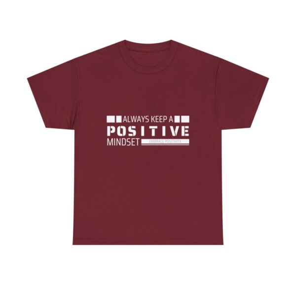 Always keep a positive mindset_Unisex Heavy Cotton Tee - Image 49