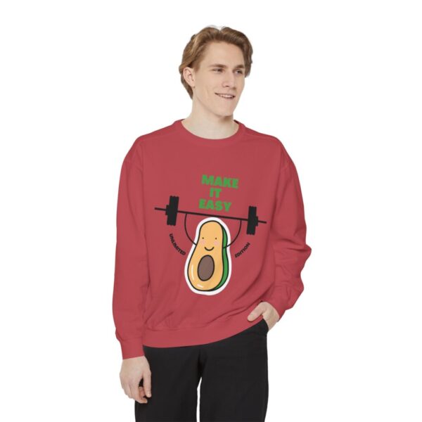 Avocado_Make it easy_Unisex Garment-Dyed Sweatshirt - Image 27