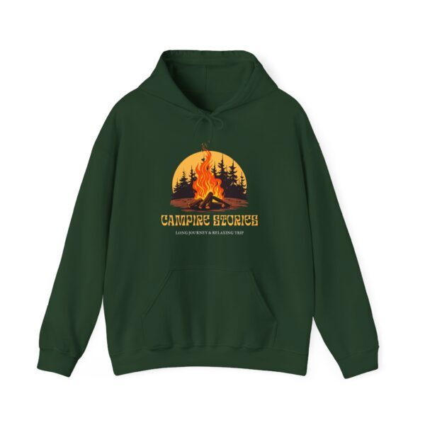 Campfire Stories Hoodie, Cozy Camping Sweatshirt, Unisex Outdoor Gear, Bonfire - Image 9