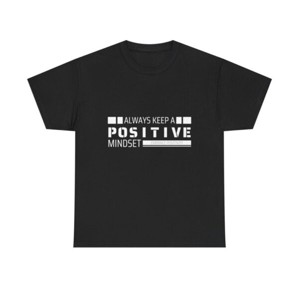 Always keep a positive mindset_Unisex Heavy Cotton Tee - Image 5