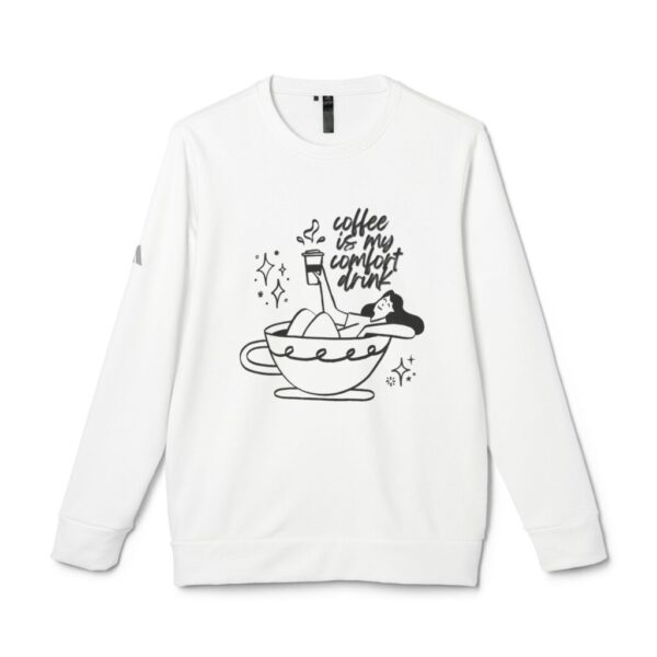 Cozy Coffee Sweatshirt, Unisex Fleece Pullover, Comfortable Layer, Gift for