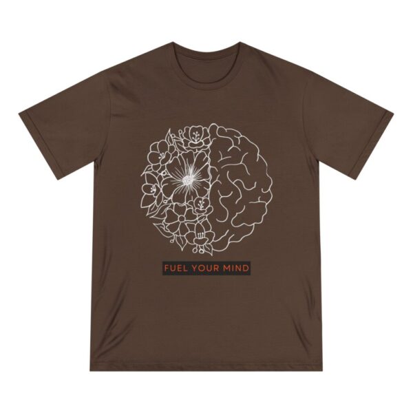 Floral Brain Art T-shirt | Fuel Your Mind Tee, Mental Health Awareness, - Image 9
