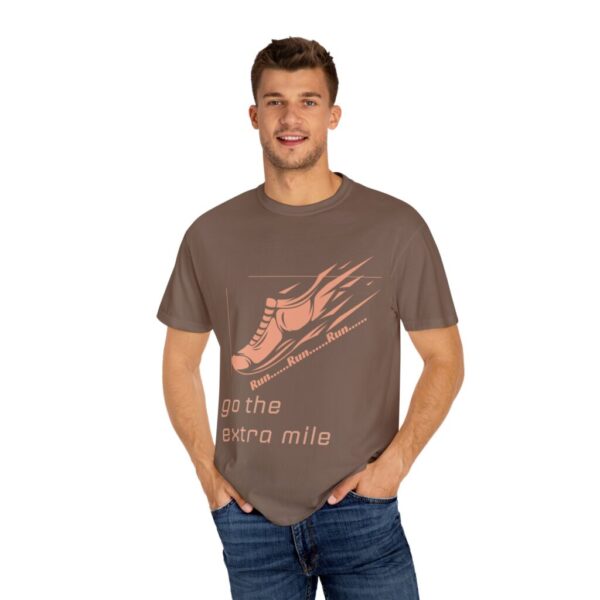 Go for a extra mile_Unisex Garment-Dyed T-shirt - Image 8