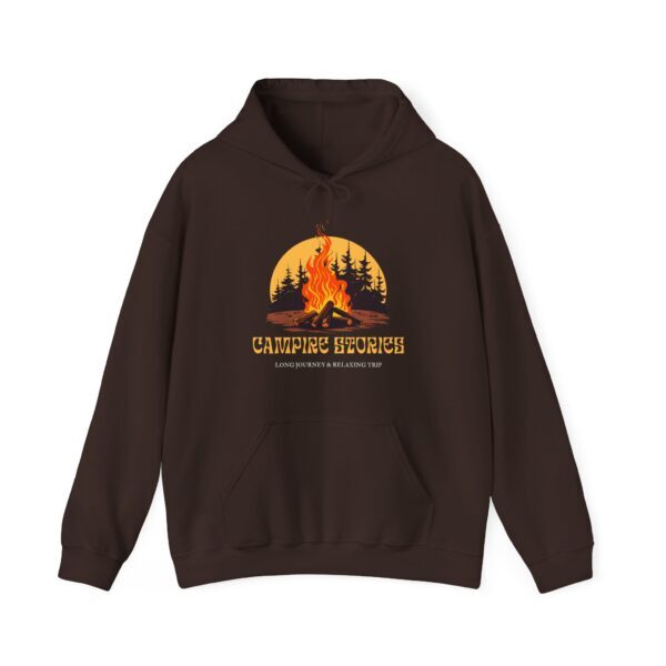 Campfire Stories Hoodie, Cozy Camping Sweatshirt, Unisex Outdoor Gear, Bonfire - Image 5