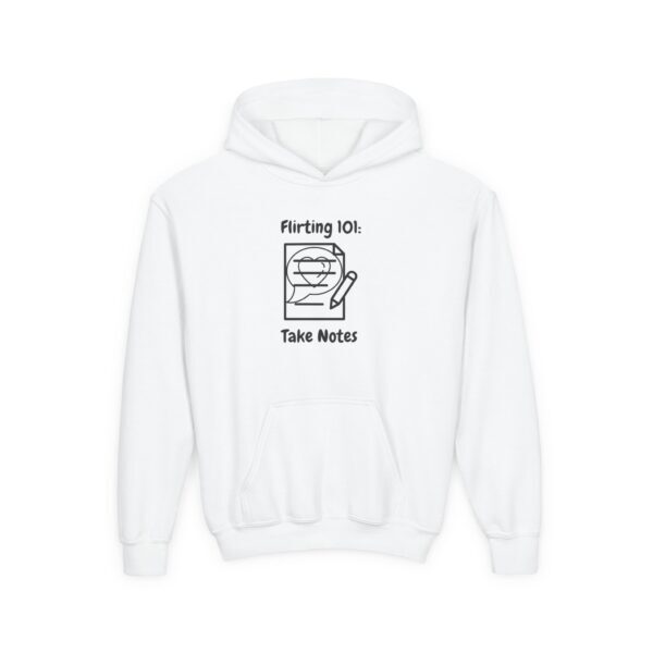 Flirting 101 Hoodie - Fun Youth Sweatshirt, Gift for Teens, Casual Wear, Cozy