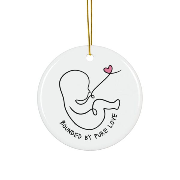 Bounded by pure love_Ceramic Ornament, 4 Shapes