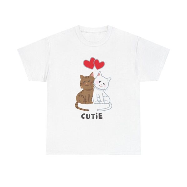 Cute Cat Lovers Tee, Unisex Heavy Cotton Tee, Funny Cat T-Shirt, Gift for Cat