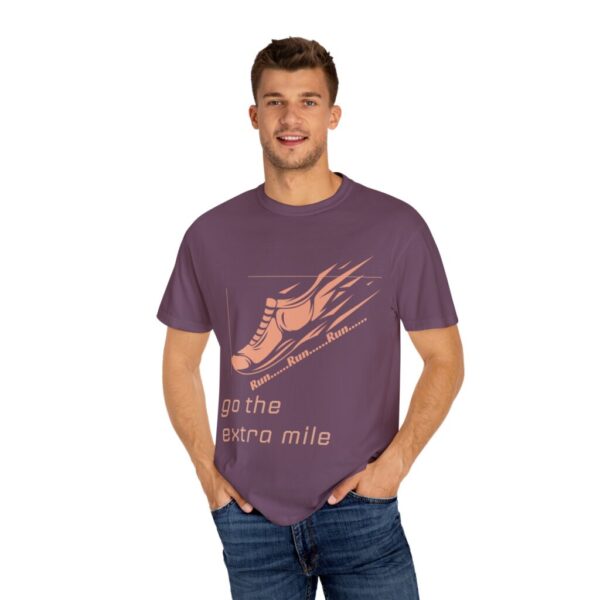 Go for a extra mile_Unisex Garment-Dyed T-shirt - Image 40