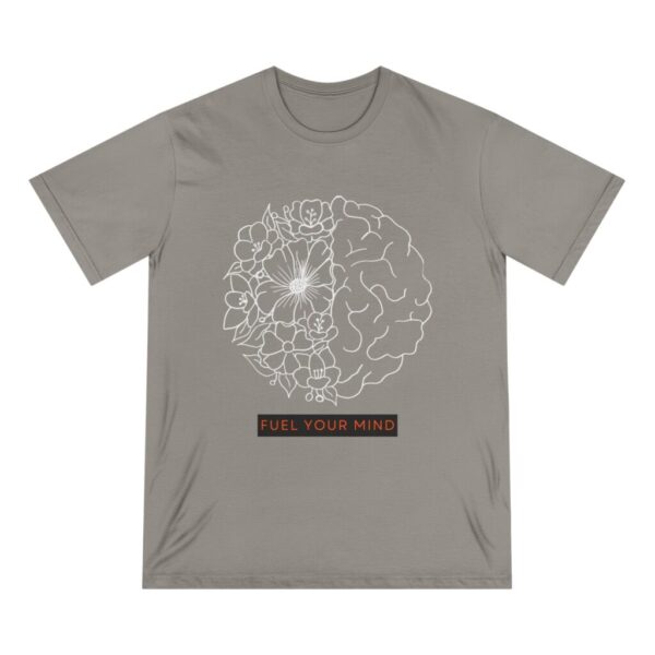 Floral Brain Art T-shirt | Fuel Your Mind Tee, Mental Health Awareness, - Image 5
