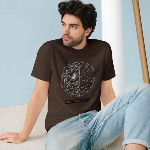 Floral Brain Art T-shirt | Fuel Your Mind Tee, Mental Health Awareness, - Image 12