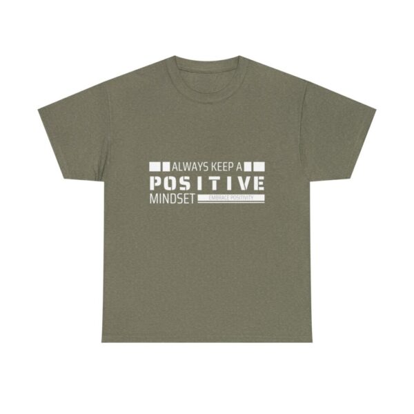 Always keep a positive mindset_Unisex Heavy Cotton Tee - Image 13