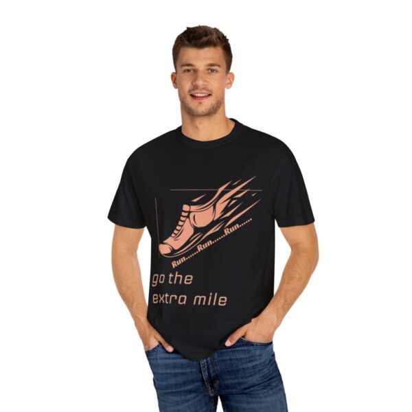 Go for a extra mile_Unisex Garment-Dyed T-shirt - Image 36